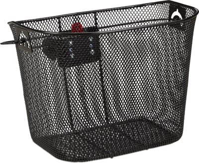 3x fietsmand voorop fiets - stuurmand - afneembaar - fietsmand stuur - metaal