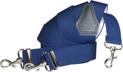 Pierre Mouton - Bretel - Volwassenen - Heren - Sterk met Haken - Blauw - 140cm - 35mm - XL - XXL
