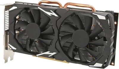 Grafische Kaart - Videokaart PC - Gaming Ervaring - Dubbel Koelsysteem - 8GB GDDR5 - Zwart