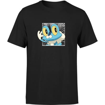 Pokemon Froakie Men's T-Shirt - Black - S