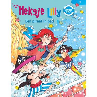 Top1Toys Heksje Lilly Spookt er op los en Een piraat in bad Avi E4 - Omkeerboek