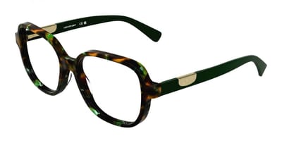 Longchamp LO2784 Green brown havana 55/17/140 WOMAN Brilmonturen