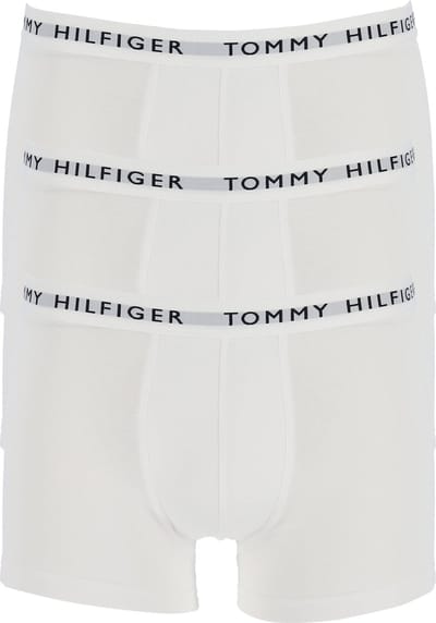 Tommy Hilfiger Recycled Essentials trunks (3-pack) - heren boxer normale lengte - wit - Maat: XXL