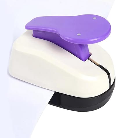 Papier Stans - Knutsel Snijder - Kaarten Maken - Veiligheidsvergrendeling - 5 cm - Paars
