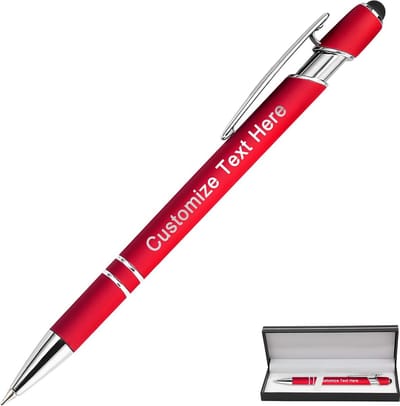 Gegraveerde Ballpointpennen met Stylus Tip voor Bedrijven en Cadeaus