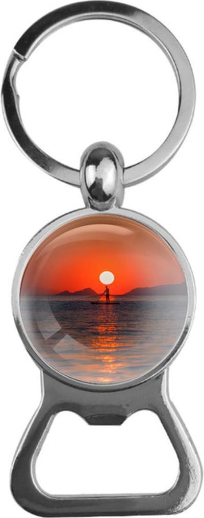 Bieropener Glas - Zonsondergang