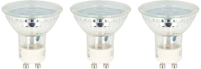 LED line LED Spot GU10 - 1W (vervangt 6W) - 80lm - Ø50mm - 230V - Energiezuinig - 3 stuks
