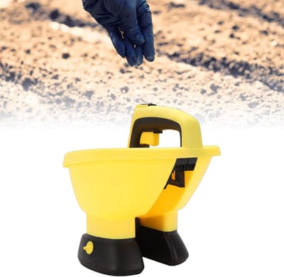 Elektrische Handstrooier - Precisieplantgereedschap - Efficiënte Landbouw - Geïntegreerd Strooi-ontwerp - 30 x 25 cm - Groen