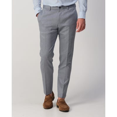 Roy Robson Broek Slim Fit Cupro Blend Licht Blauw / male