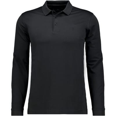 Ragman Polo Soft Knit Modern Fit Easy Care Zwart / male