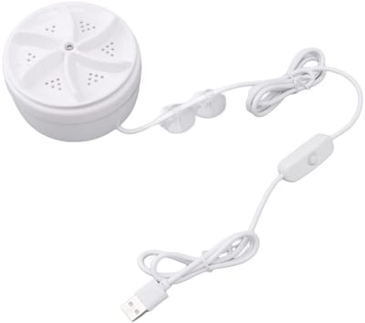 Dailygoods - Mini-ultrasone Wasmachine - Draagbare wasmachine - Efficiënte reiniging - Compact formaat - USB-aansluiting - Handig voor thuis en school