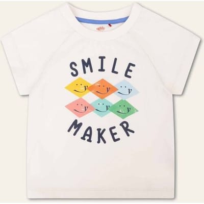 Oilily Tristan T-Shirt- maat92/2T Wit