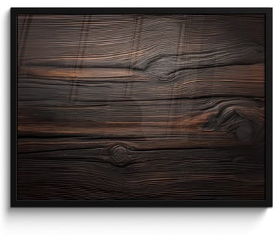 Poster in lijst - Fotolijst 70x50 cm - Posters - Hout - Grillige nerven - Posterlijst zwart - Decoratie - Wanddecoratie woonkamer - Muurdecoratie slaapkamer