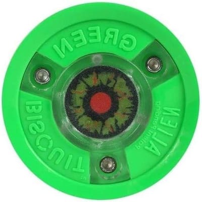 Sport Puck - Oefen Puck - IJshockey Training - Met LED Licht - 17 cm - Groen