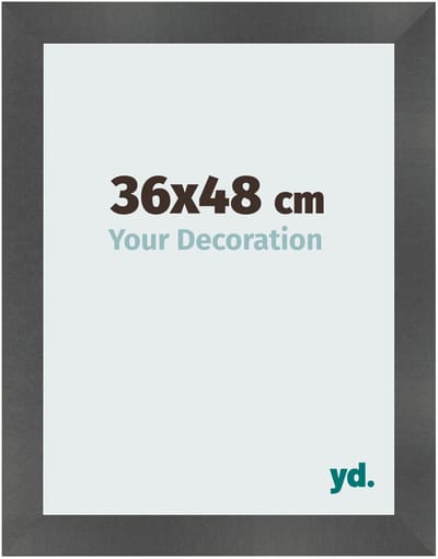 Your Decoration - Fotolijst 36x48 cm - MDF - Zwart Mat - Pisa