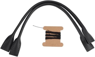 Leren Handvatten voor Handtas en Portemonnee, 2 Stuks, Ideaal voor Doe-Het-Zelf Projecten en Handwerkaccessoires