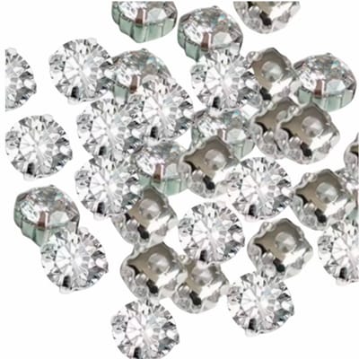 75 Naai steentjes 4.5 mm Strass - Charme Bijoux