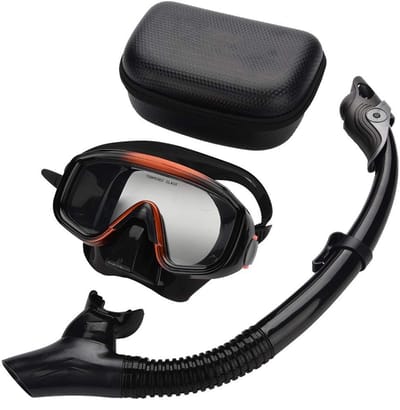Dailygoods- Duikbril Groothoek - Snorkelmasker - Onderwaterzwemmasker - Hoogwaardig Polycarbonaat - Comfortabel en Draagbaar - Brede Gezichtsveld