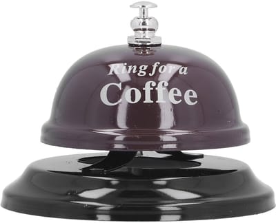 Allecto - Service Call Bell - Roestvrij Staal - Duurzaam en Tijdloos - Perfect voor Horeca - Handig voor Bar en Restaurant - 1 Stuk