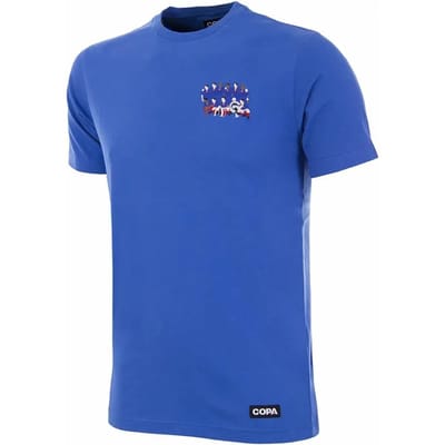 COPA - Frankrijk 2000 EK embroidery T-Shirt - Heren - Blauw - S