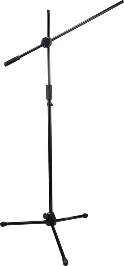 HERCULES Stands HCMS-434B microfoonstatief, 97-168 cm, dubbel statief, 3-in-1, Quick Turn, driepoot