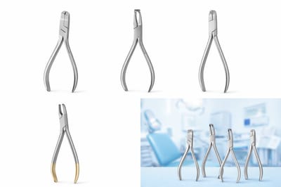 Belux Surgical Instruments – Tandextractie Tangen Set (4-delig) – Dental Extraction Forceps – Boven- & Onderkaak – RVS – Professioneel