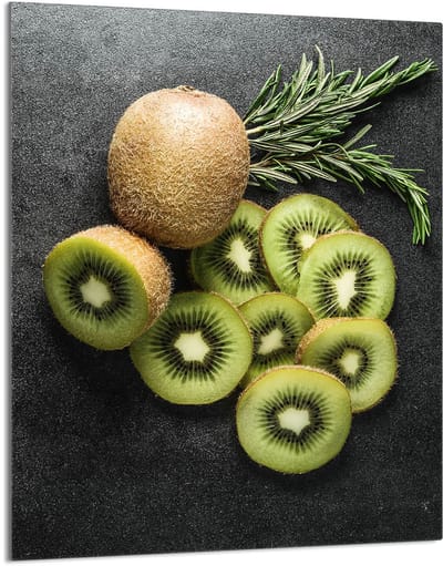 TMK ArtDeko - Snijplank Glas - 40x52 cm - Kiwi - Duurzaam - Veilig