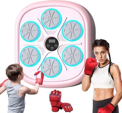 Muziek Boksmachine voor Thuis: Snel & Interactief Fitnesstraining met Handschoenen