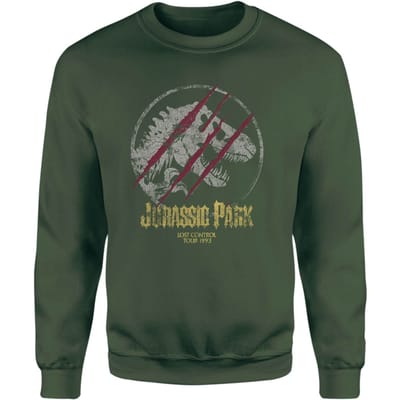 Jurassic Park Lost Control Sweatshirt - Green - S