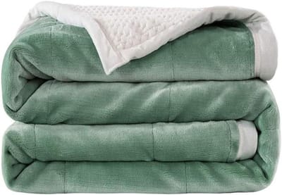Pluizige warme deken - Micro velours sprei - Gezellig ontspannen - Lock temperatuur technologie - 120x200cm - Beige