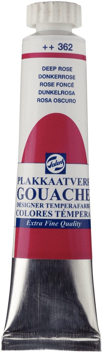 Plakkaatverf - 362 Donkerroze - Gouache extra fine - Talens - 20 ml