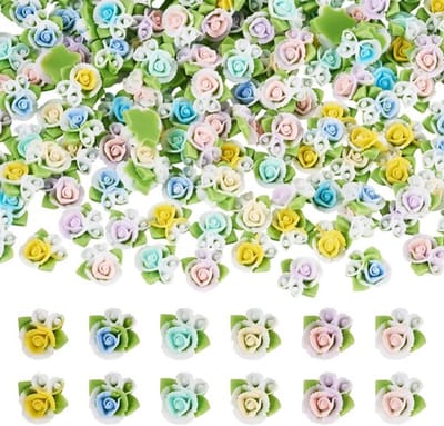 Cabochons 200 Stuks - Hars Bloem - Mini Versieringen - DIY Sieraden Maken - Decoratie - Hoogwaardig Materiaal - Bloemdecoratie