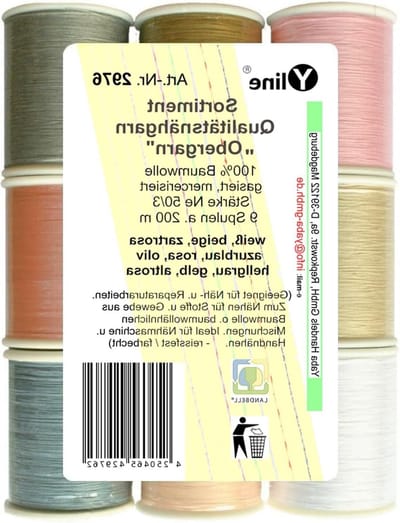 Naaigaren Spoelen - Katoen Garen - Kleding Repareren - Scheurbestendig - 200 m per stuk - Pastelkleuren