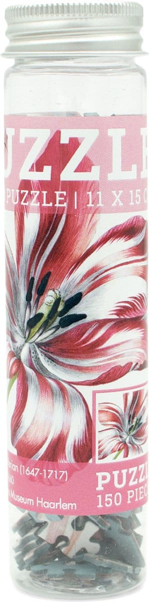 Lanzfeld - Puzzel Volwassenen - Micropuzzel - 150 Stukjes - Maria Sibylla Merian - Drie Tulpen - Kunst