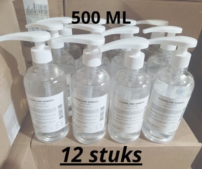 Sanicur desinfectant alcohol handgel 250ml - 12 flessen. Schone handen reinigen