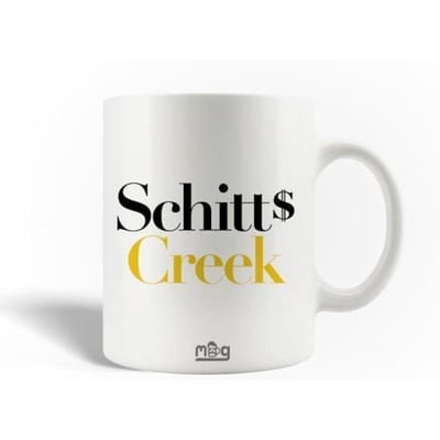 Mug en Céramique Schitt's Creek Logo noir jaune