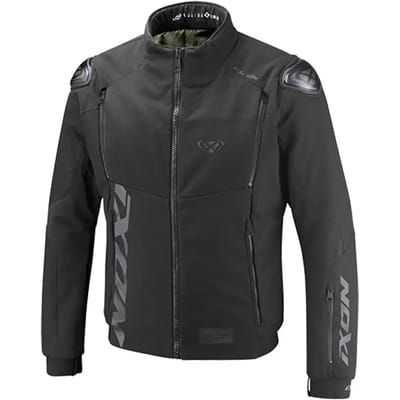 Ixon Pulsion Zwart Waterdichte Textiele Motorjas - Jas