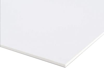 PVC Plaat - Forex Bord - Buiten Toepassingen - Vochtbestendig - 100x100 cm - Wit