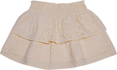Little Chiq Luxe Baby Rok Zand met Broderie