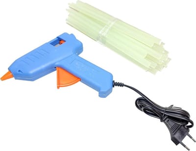 Lijmpistool 11mm 23W met 20 lange lijmstaven 11x200mm 400gr hete lijmpatronen glue gun