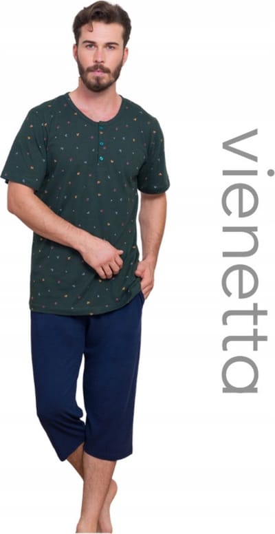Vienetta | heren pyjama | 100% katoen | grote maten | XL- 4XL | XL