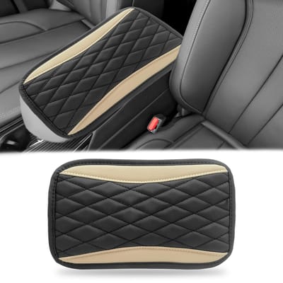 Multikleur Armsteunbak Hoes, Armsteunbak Mat, Hoge Kwaliteit met Tweekleurig Gesplitst Gewatteerd Steekontwerp, Voegt Kleur Toe Aan Uw Interieur!!! 1