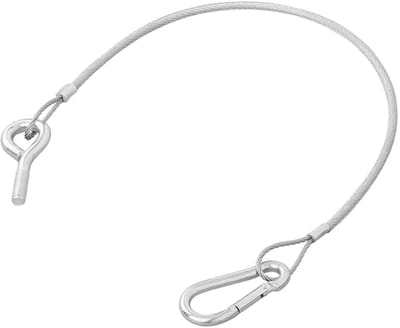 ProPlus Achterklepkabel met Karabijnhaak – 42 cm Stevige Staalkabel