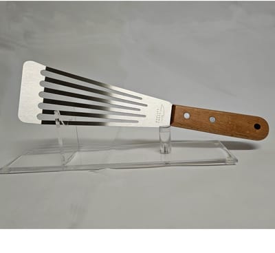 Qualitychefs visspatel met beukenhouten handvat – 19 cm Lemmet