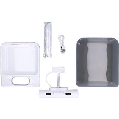 Kattenwaterfontein Multifunctioneel Stil Infrarood Inductie Stromend Water Automatisch Huisdierenwater L(for 6.5-9kg) gray