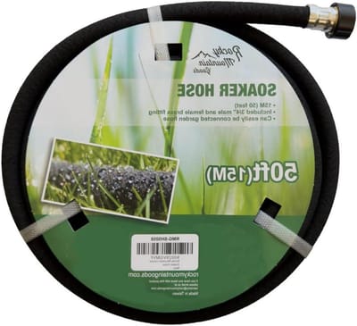 Soaker slang - Druppelslang tuin - Planten water geven - Bespaart veel water - 50 meter - Zwart
