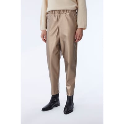 Knitted Sally Pants Metallic Bronze Maat: S | Pantalons Outlet | Dames
