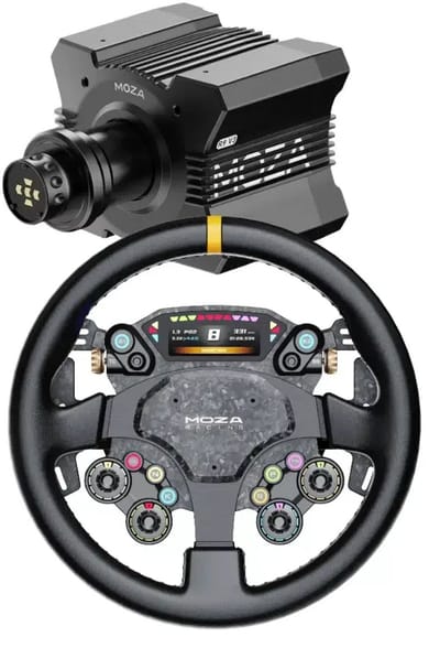 MOZA R9 V3 Direct Drive Wheelbase + MOZA CS Pro Stuur Bundle - 9 Nm Force Feedback - PC - Sim Racing