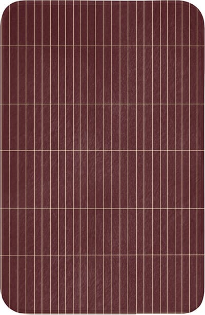 WC mat 40x60 cm - Antislip - Lijnen - Patroon - Bordeaux - Toiletmat - Vloermat - Douchemat - Toilet tapijt - Toiletmatten