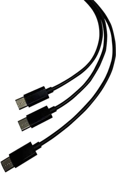Dual Play & Charge Kabel Geschikt Voor PS5 Controllers - USB-C, Zwart